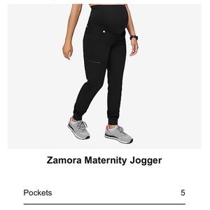 FIGS Zamora Jogger Maternity Scrub Pants. XXS PETITE.